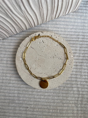 Coin charm link bracelet Coin charm link bracelet