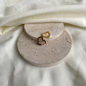 Small Heart Hoops Small Heart Hoops