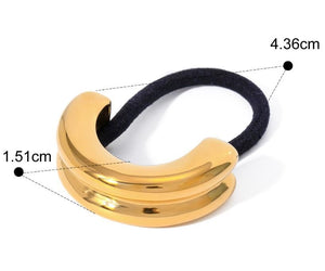 Double donut gold hairtie Double donut gold hairtie