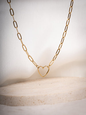 Chunky heart chain Chunky heart chain