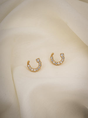 C stone studs small C stone studs small