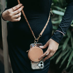 Brown Studded Phone Strap Brown Studded Phone Strap