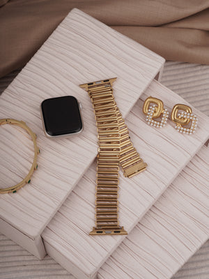 Gold Kendall Apple Watch Band Gold Kendall Apple Watch Band