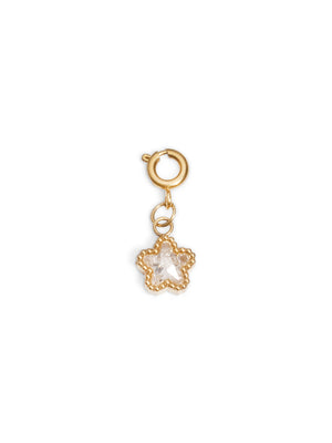 Flower stone charm Flower stone charm