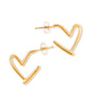 Comic heart studs