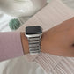 Silver Kendal apple watch band