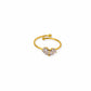 White Luv ring