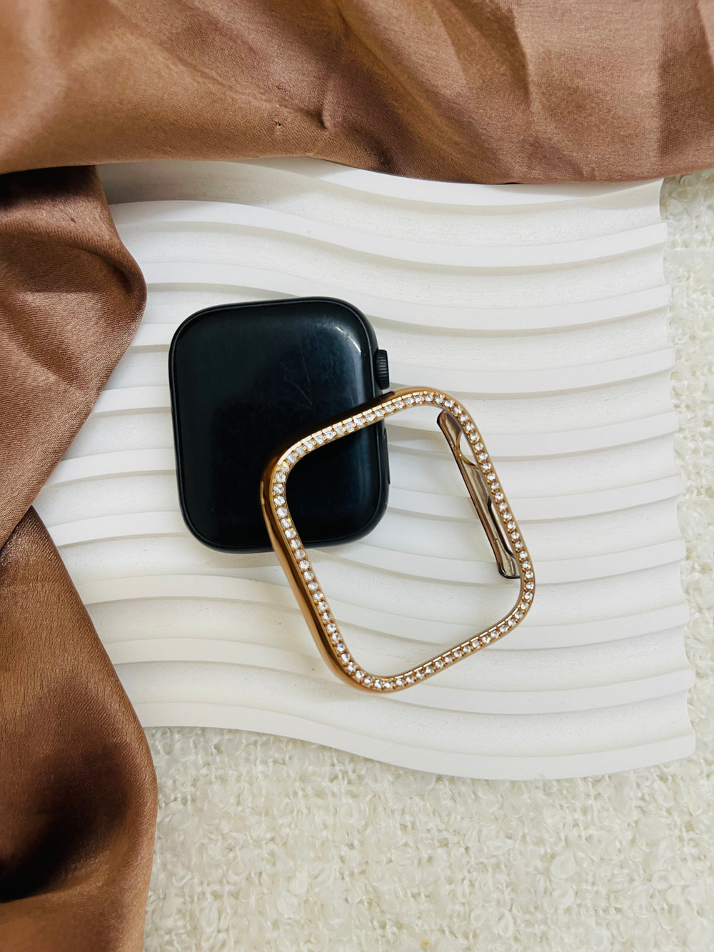 Rosegold Glam Apple Watch Case