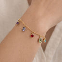 Rainbow Stone Bracelet