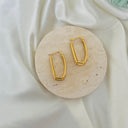 Tristar hoops gold big