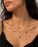 Evileye blue stone chain