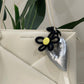 Puffy Heart Flower Bag Charm