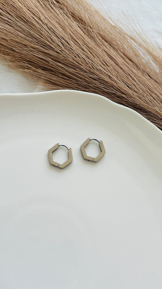 Hexagon hoops small