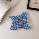 Square blue cherry scrunchie