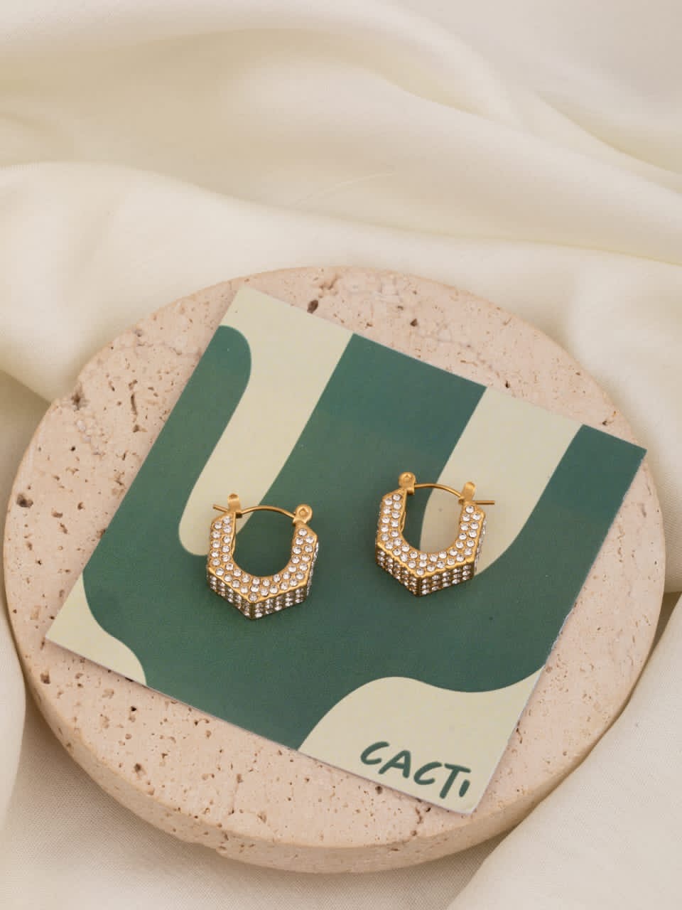 Hexagon All Stone Lola Hoops