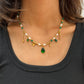 Emerald luxe stone chain