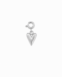 Charm heart silver