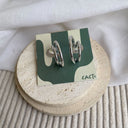 Tristar Silver Hoops