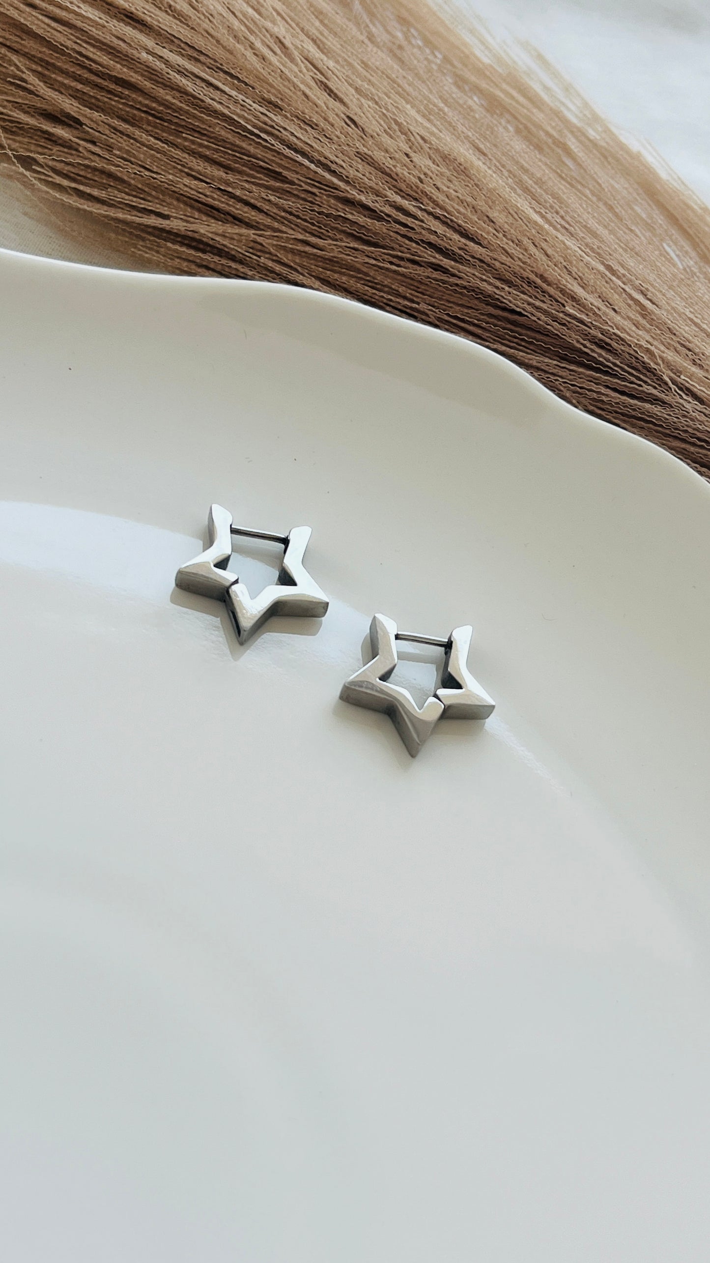 Star hoops small