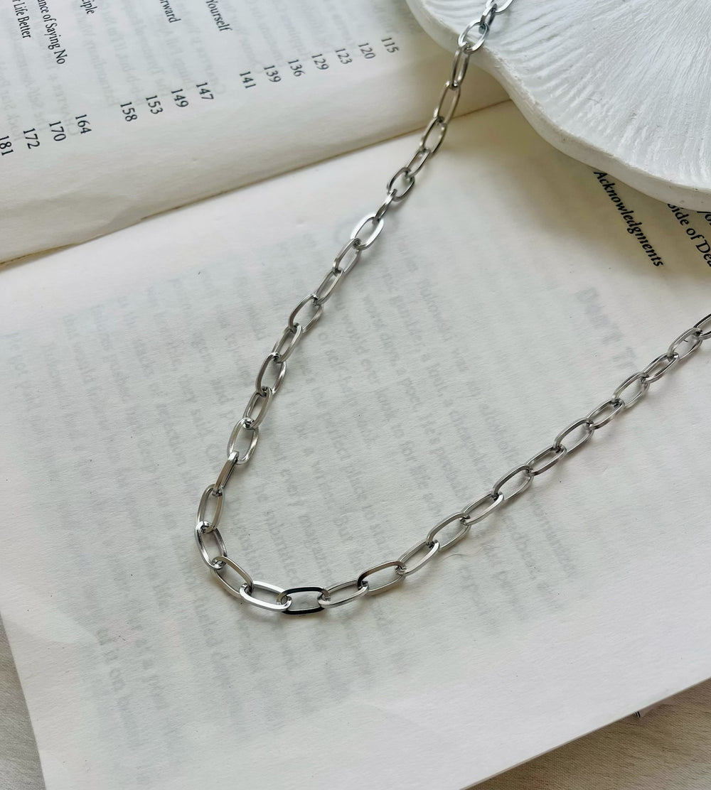 Chunky chain silver men
