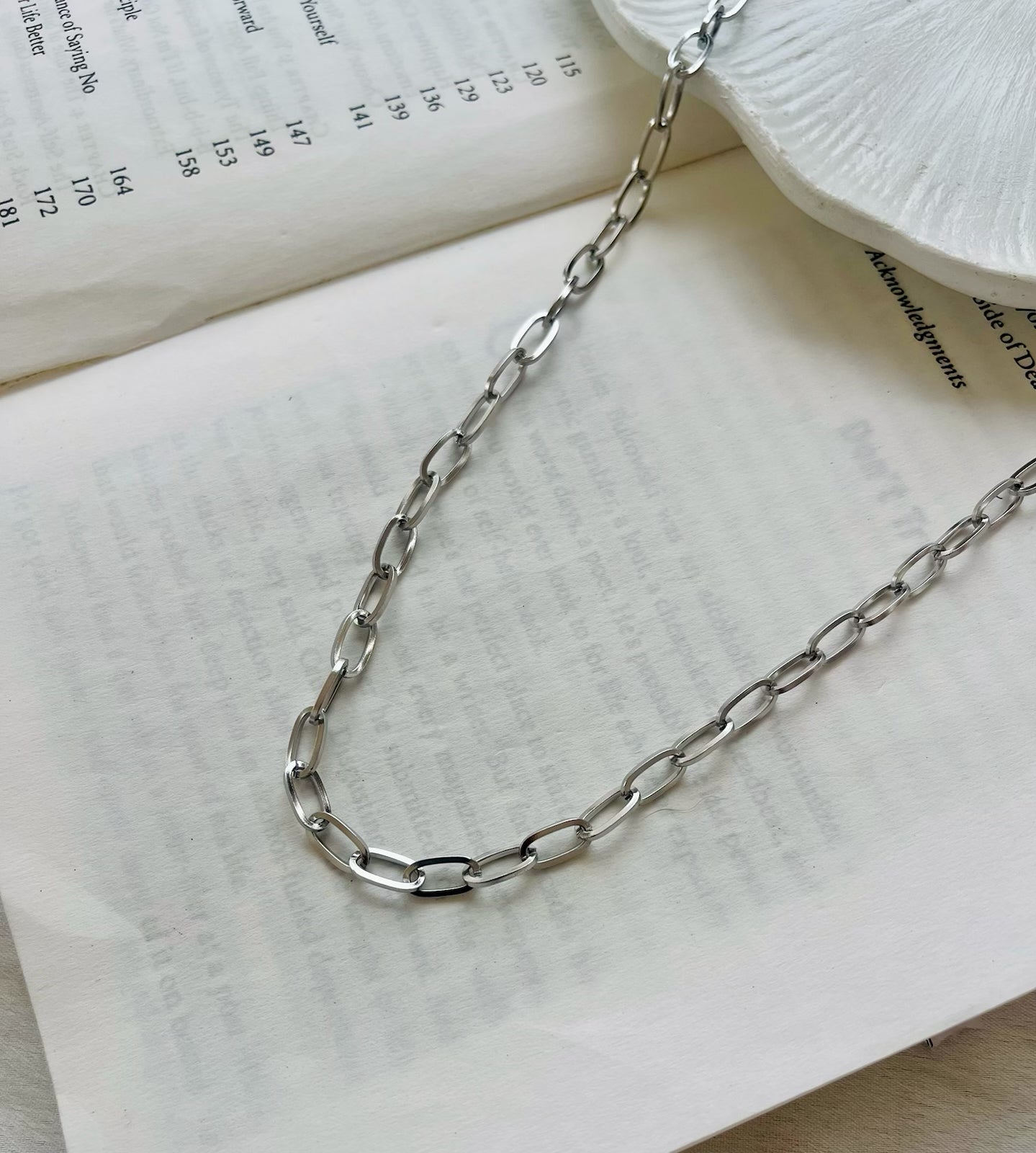 Chunky chain silver men