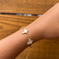 White butterfly bracelet