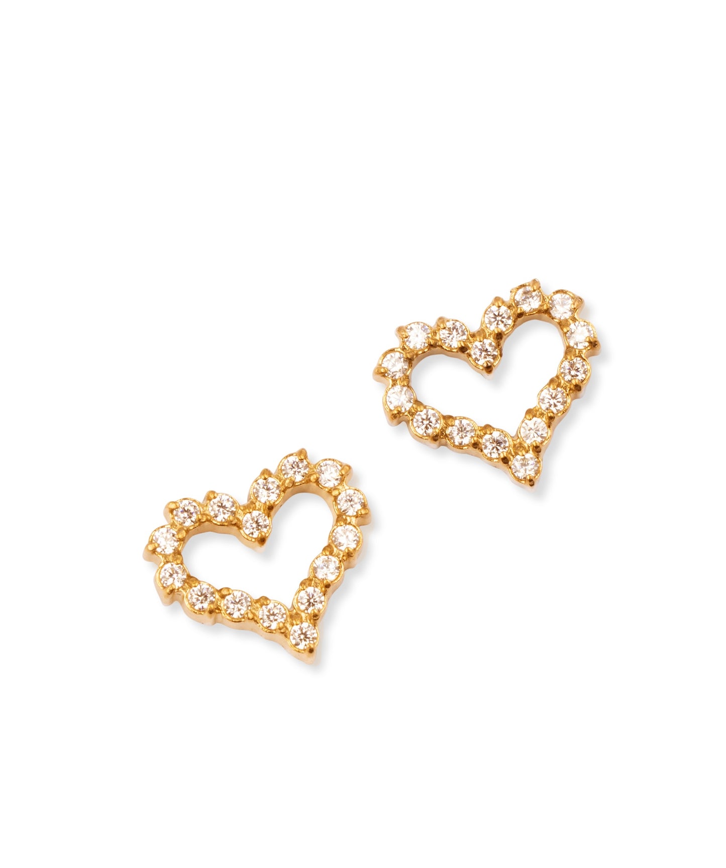 Heart studs