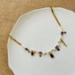 Lavender luxe stone chain