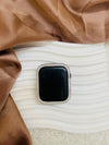White Glam Apple Watch Case
