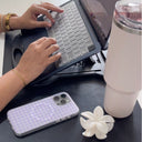 Purple Checkered Phonecase