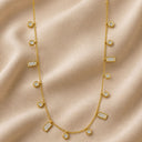 White Stones Chain