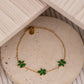 Flower Stone Emerald Bracelet