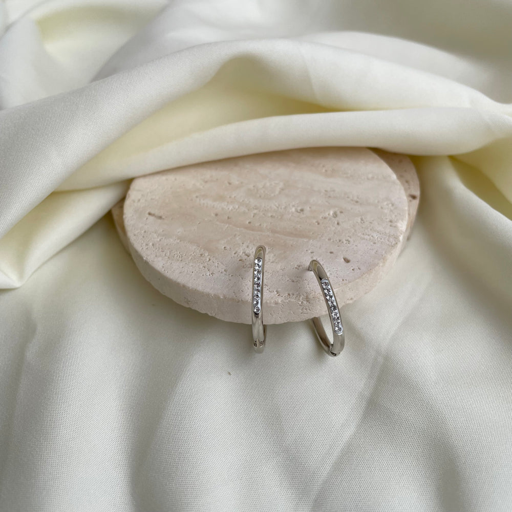 Basic Silver Hoops