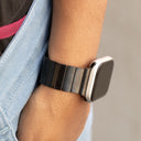 Alia Magnetic Black Apple Watch Band