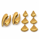 Aura sculpt earrings