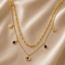 Evileye blue stone chain