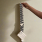Black and White Criss Cross Strap