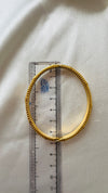 Flower stone kada thick