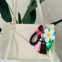 Flower Tassels Bag Charm