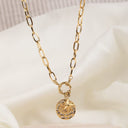 Evileye stone charm necklace