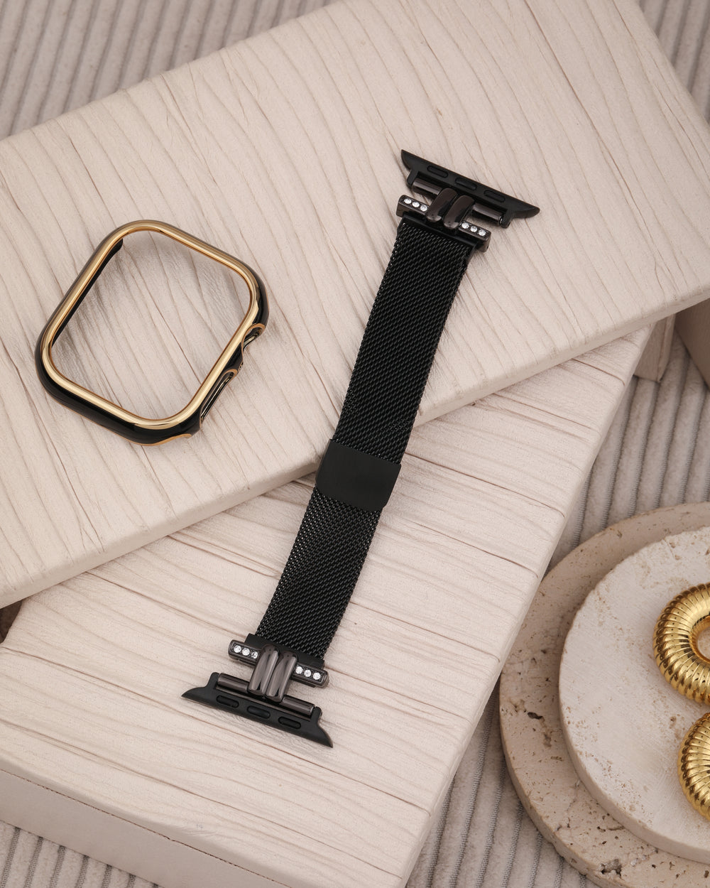 Bella Black Apple Watch Band
