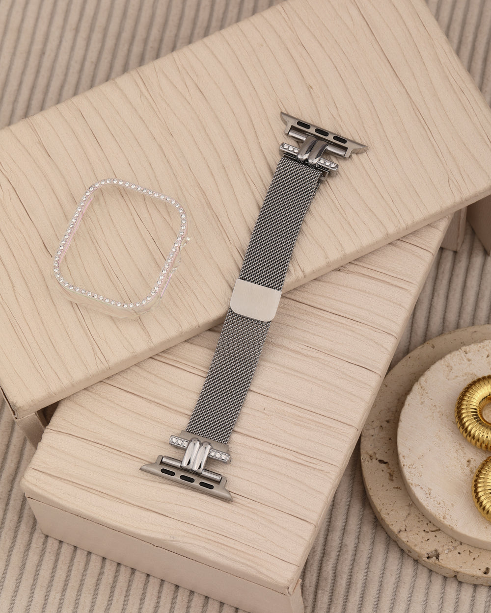 Bella Silver Apple Watch Band