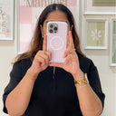 Pink checkered Phonecase