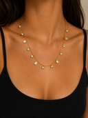White Stones Chain