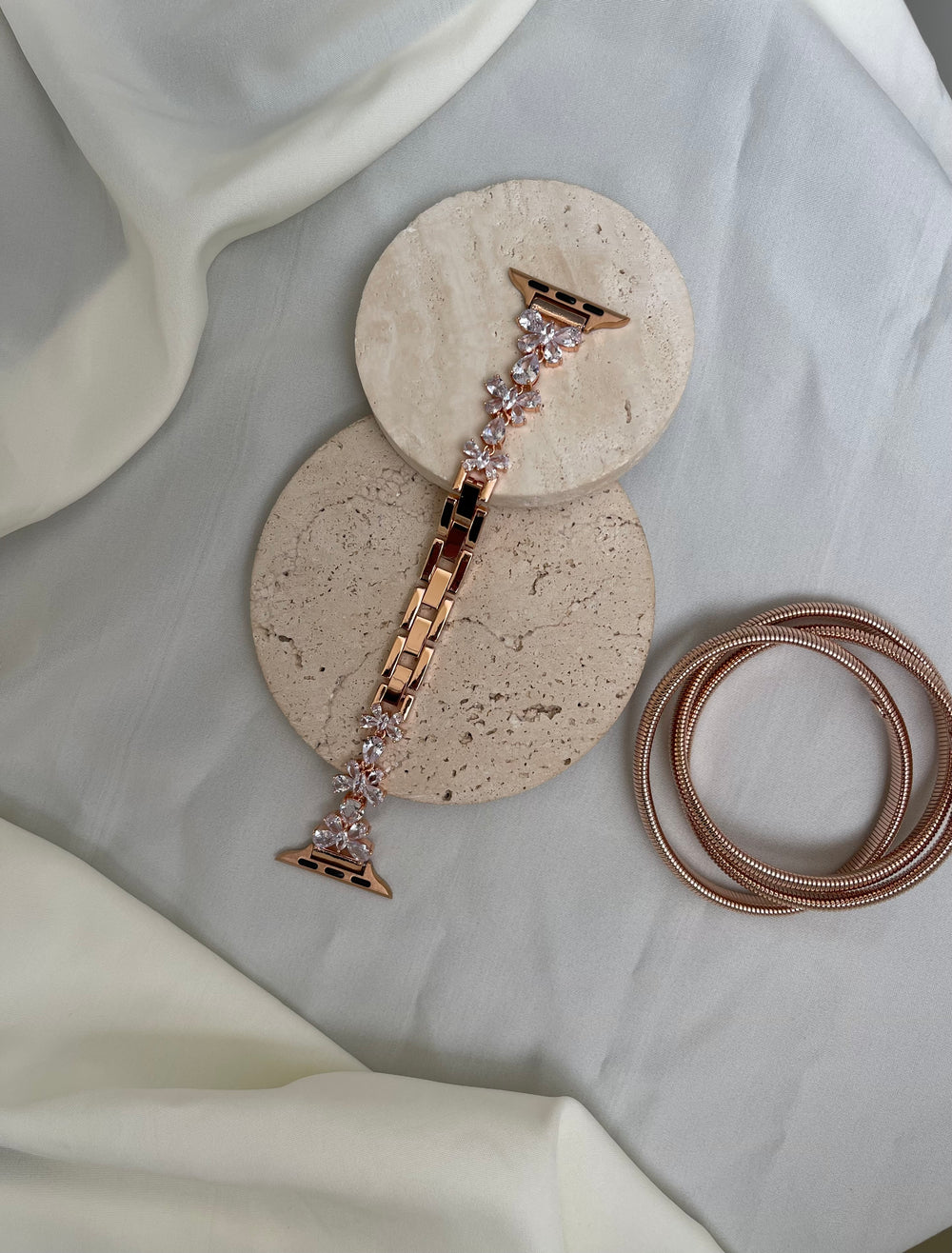 Nancy Rosegold Apple Watch Band