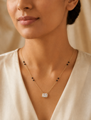 Square Stone Mangalsutra