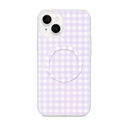 Purple Checkered Phonecase