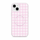 Pink checkered Phonecase