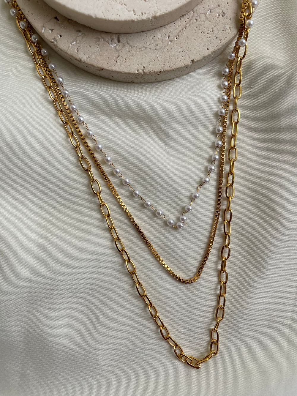 Halo Triple Layered Chain