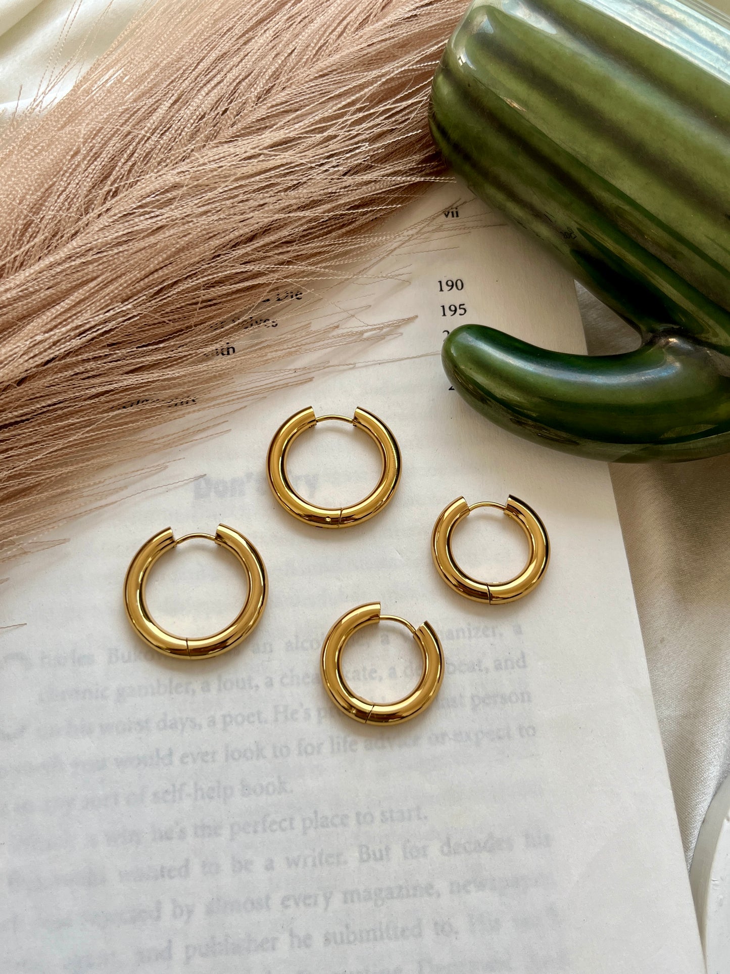 Basic gold hoops